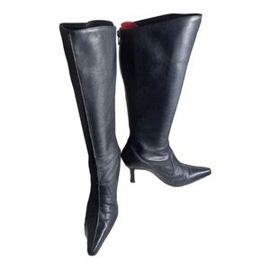 Martinez Valero Black Stiletto Boots